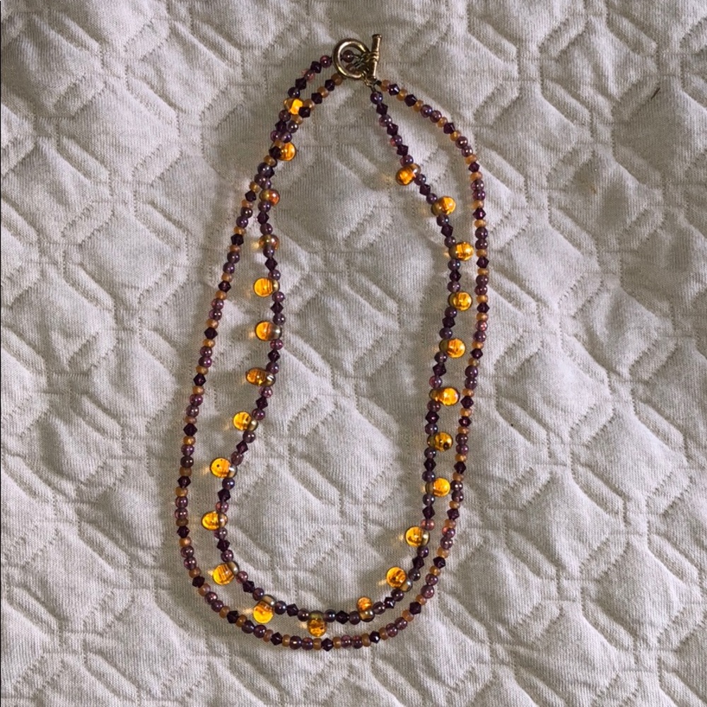 Double chain necklace